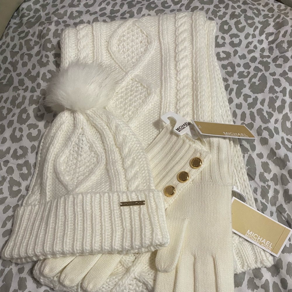 NWT Michael Kors winter set